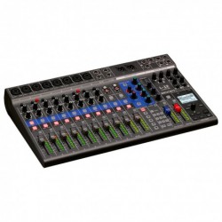 Zoom L-12 LIVETRACK - Console mixage 12 voies avec enregistreur multipistes et interface audio