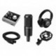 Audio Technica AT2035-STUDIO - Micro studio AT2035 bundle avec casque M40X et carte son Audient iD14