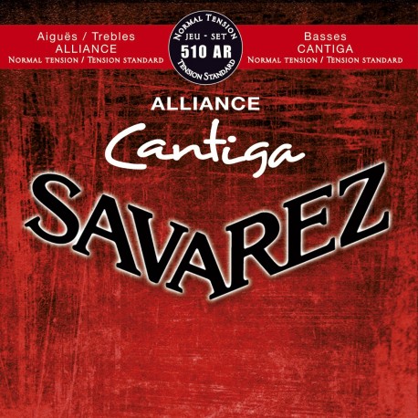 Savarez 510AR - Jeu de cordes Cantiga Tension Normale pour guitare classique