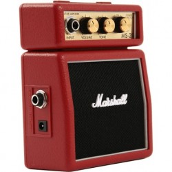 Marshall MS-2R - Mini baffle amplifie rouge