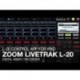 Zoom L-20 LIVETRACK - Console mixage 20 voies avec enregistreur multipistes et interface audio