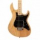 Cort G200DXNAT - Guitare électrique naturel pickguard noir