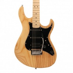 Cort G200DXNAT - Guitare électrique naturel pickguard noir