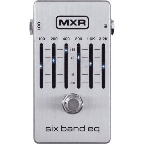 MXR M109S - Pédale equaliseur 6 bandes