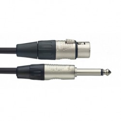 Stagg NMC6XPR - Câble de microphone XLR/jack (f/m) 6 m