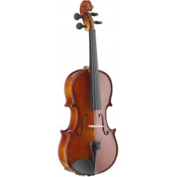 Stagg VN-12-EF - Violon 1/2 en érable massif avec touche en ébène et étui semi-rigide