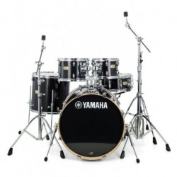 Yamaha JSBP0F5RBL6W - Batterie acoustique Custom Birch 20” noire avec hardware serie HW680