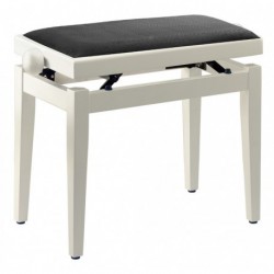 Stagg PB05-WHM-VBK - Banquette Blanc.Mat+Vel.Noir