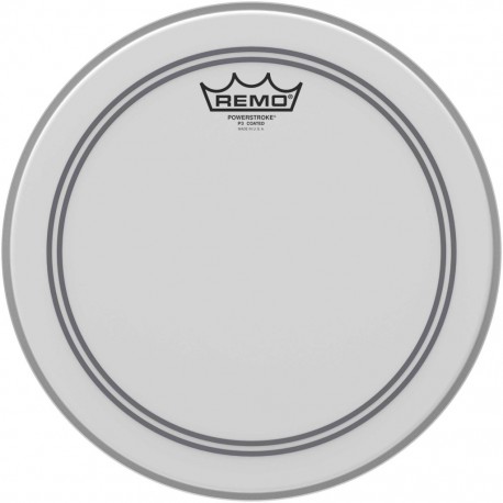 Remo P3-0112-BP - Peau Powerstroke 3 Ambassador sablée 12" pour Caisse claire