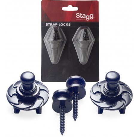 Stagg SSL1-CR - Boutons porte-sangle avec système de blocage