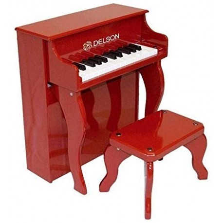 Delson 2505-R - Piano droit enf rouge
