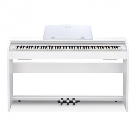 Casio PX-770WE - Piano numérique compact 88 touches avec meuble blanc