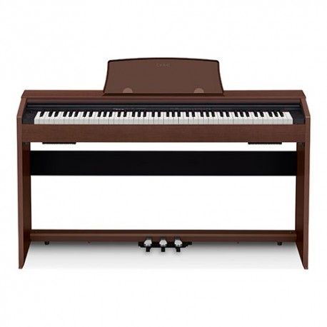 Casio PX-770BN - Piano numérique compact 88 touches avec meuble brun