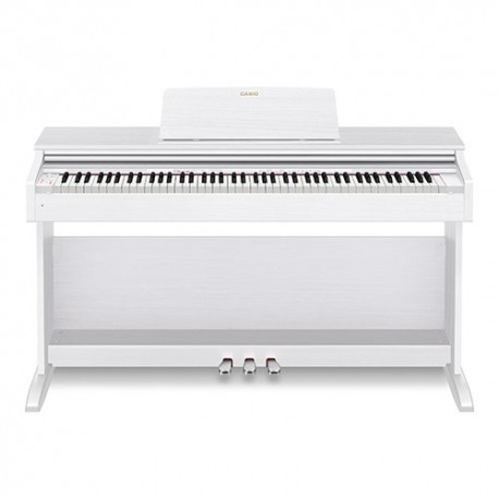 Casio AP-270WE - Piano numérique 88 touches avec meuble blanc