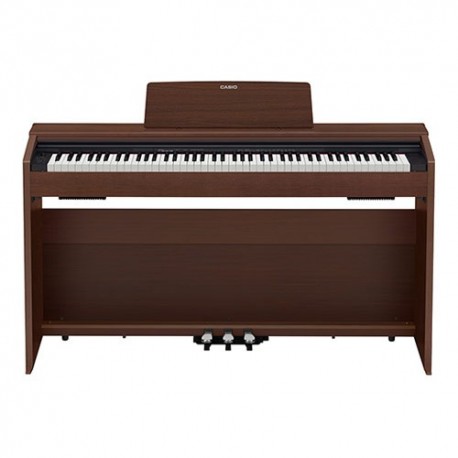 Casio PX-870BN - Piano numérique compact 88 touches avec meuble brun