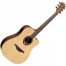 Lâg T70DCE - Guitare électro-acoustique cutaway table massive épicéa