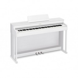 Casio AP-470WE - Piano numérique 88 touches avec meuble blanc