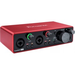 Focusrite SCARLETT3-2I2 - Carte son 2 entrées / 2 sorties USB