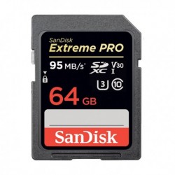 SanDisk - Carte SDXC 64Go Extreme Pro 95Mb/s