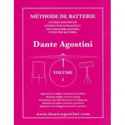 Dante Agostini - Méthode de Batterie - Volume 1 - Recueil