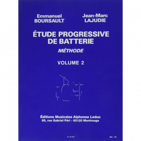 Emmanuel Boursault - Etude Progressive de Batterie 2 - Recueil