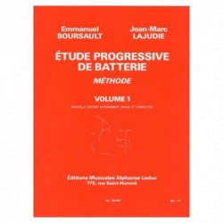 Boursault/ Lajudie - Etude Progressive de Batterie 1 - Recueil