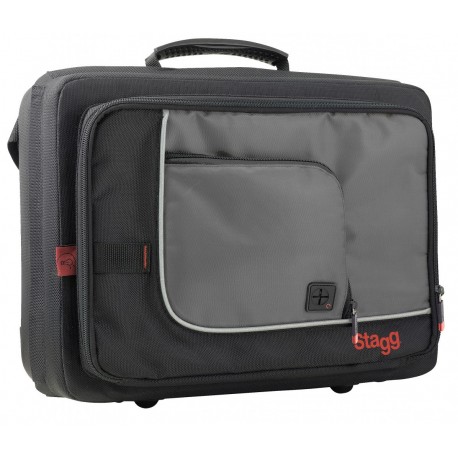 Stagg SC-CL - Softcase léger deluxe en nylon imperméable pour clarinette