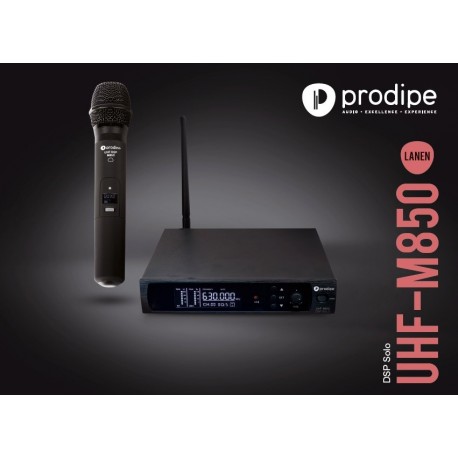 Prodipe UHF M850 DSP SOLO LANEN - Micro UHF 100 fréquences avec calage auto