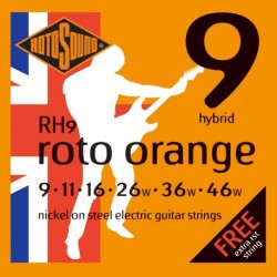 Rotosound RH9 - Jeu de cordes nickel 9-46 pour guitare électrique
