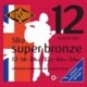 Rotosound SB12 - Jeu de cordes Phosphor SuperBronze 12-54 pour guitare acoustique