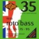 Rotosound RB35 - Jeu de cordes pour basse 35-95