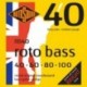 Rotosound RB40 - Jeu de cordes pour basse 40-100