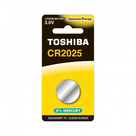 Toshiba CR2025 BP-1C - Pile CR2025 - Pack de 1