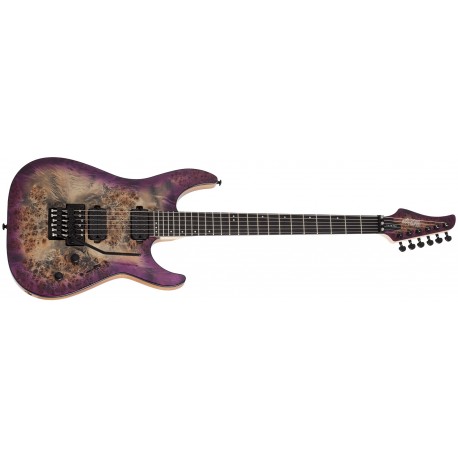 Schecter C-6FRPRO-ARB - Guitare électrique C-6 Pro Aurora Burst avec floyd rose