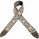 Levy's M8HTV-013 - Courroie 5cm motifs Hootenany dos cuir
