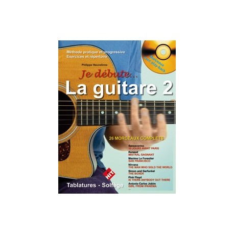 Philippe Heuvelinne - Je Débute la Guitare 2 - Recueil + CD