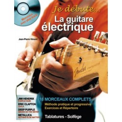 J.P Vimont - Je Débute la Guitare Électrique - Recueil + CD