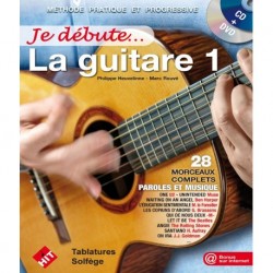 Philippe Heuvelinne - Je Débute la Guitare 1 - Recueil + CD + DVD