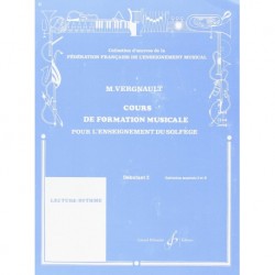 Michel Vergnault - Formation Mus Pour L'Enseignement Du Solfege Deb2 - Recueil