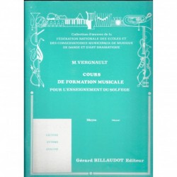 Michel Vergnault - Formation Mus Pour L'Enseignement Du Solfege Moyen - Recueil