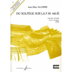 Jean-Marc Allerme - Du solfege sur la F.M. 440.6 - Lecture/Rythme - Recueil + CD