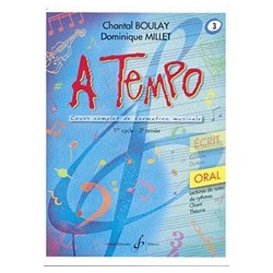 Gérard Billaudot GB7476 - Chantal Boulay - A Tempo - Partie Orale - Volume 3 - Recueil