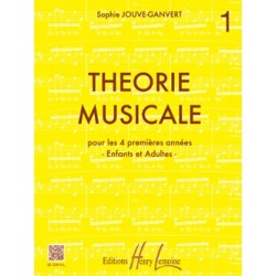 Sophie Jouve-Ganvert - Theorie Musicale Vol 1 - Recueil