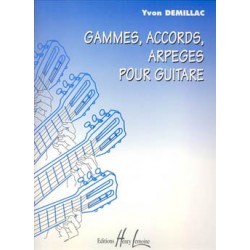 Yvon Demillac - Gammes, accords, arpèges - Recueil