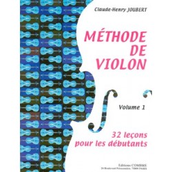 Claude-Henry Joubert - Méthode de violon Vol.1 - Recueil