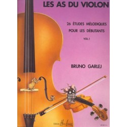 Bruno Garlej/Jean-François Gonzales - Les As du violon Vol.1 - Recueil