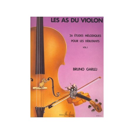Bruno Garlej/Jean-François Gonzales - Les As du violon Vol.1 - Recueil