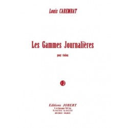 Louis Carembat - Gammes Journalières - Recueil