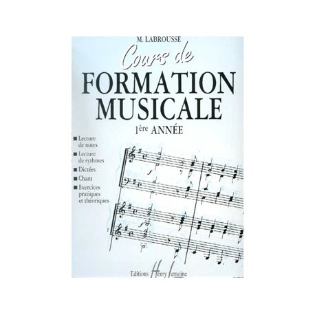 Marguerite Labrousse - Cours de formation musicale Vol.1 - Recueil