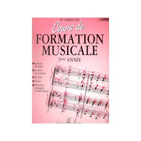 Marguerite Labrousse - Cours de formation musicale Vol.2 - Recueil